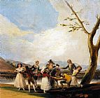 Francisco De Goya Canvas Paintings - Blind Man's Buff